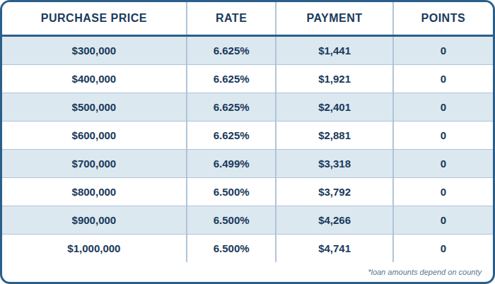 12 Mo. Bank Statement, PURCHASE, 20% DOWN, Primary Residence, Purchase, 760+ FICO, Single Family or Condo, No Lender Fee, No Points