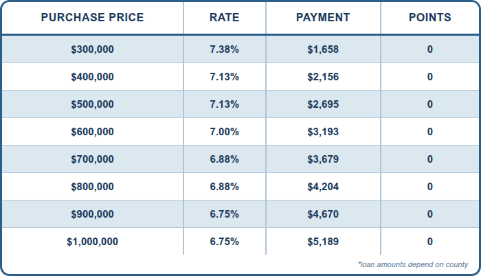 12 Mo. Bank Statement, PURCHASE, 20% DOWN, Investment, 760+ FICO, Single Family or Condo, No Lender Fee, No Points